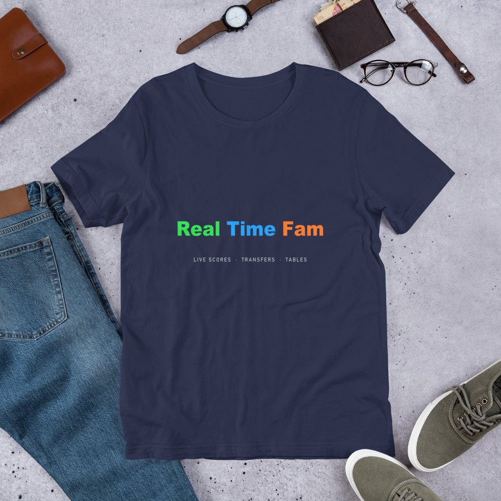 RealTimeFam Wordmark Tee Front