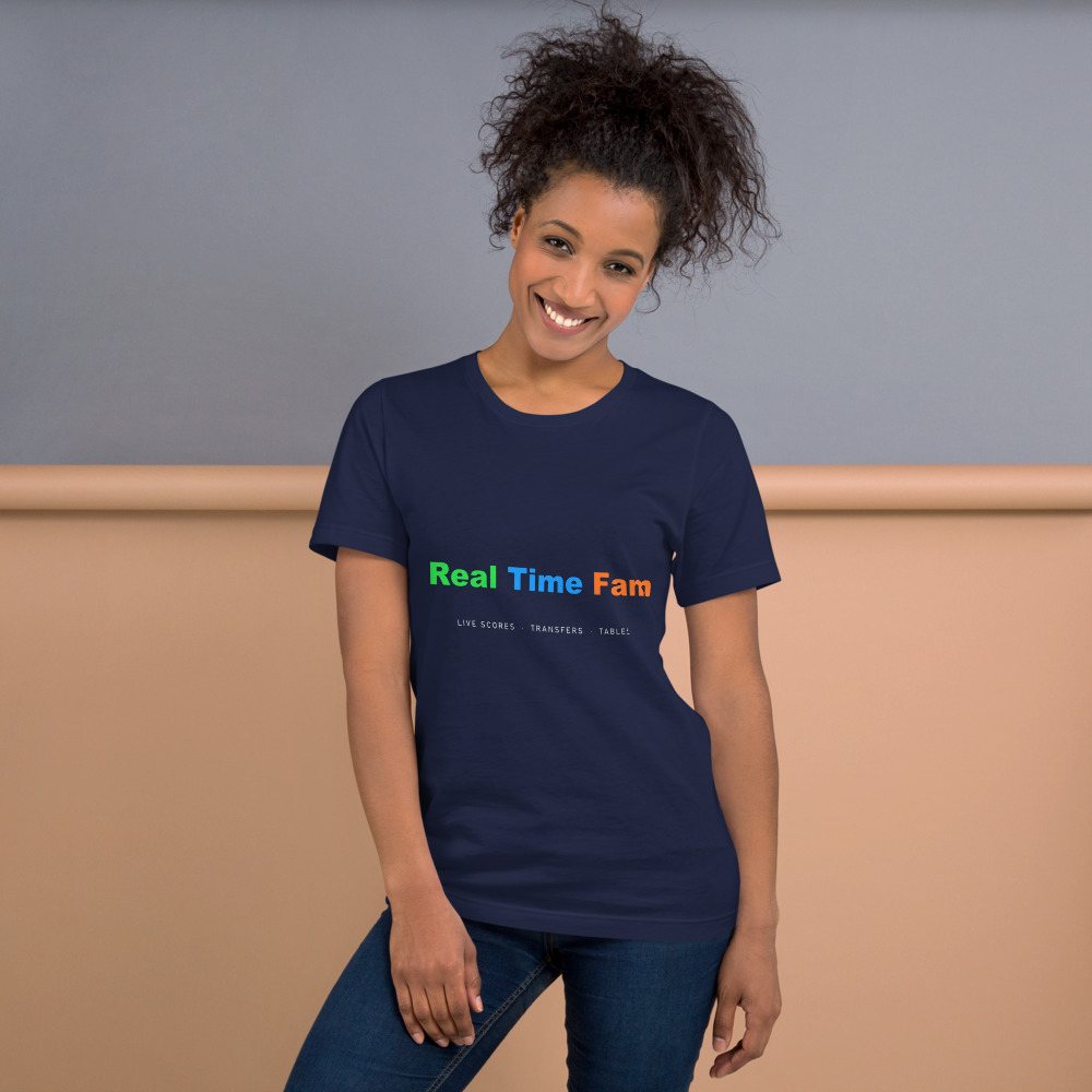RealTimeFam Wordmark Tee Front