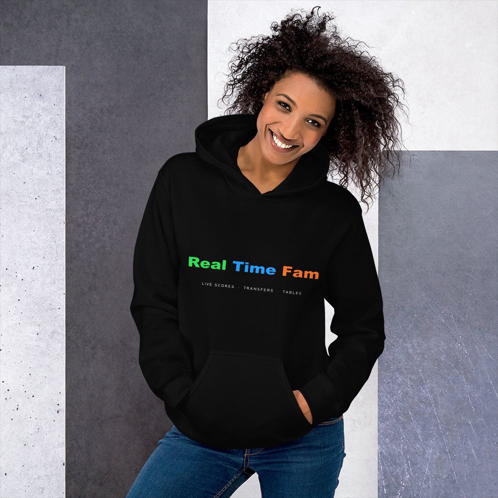 RealTimeFam Wordmark Hoodie Front