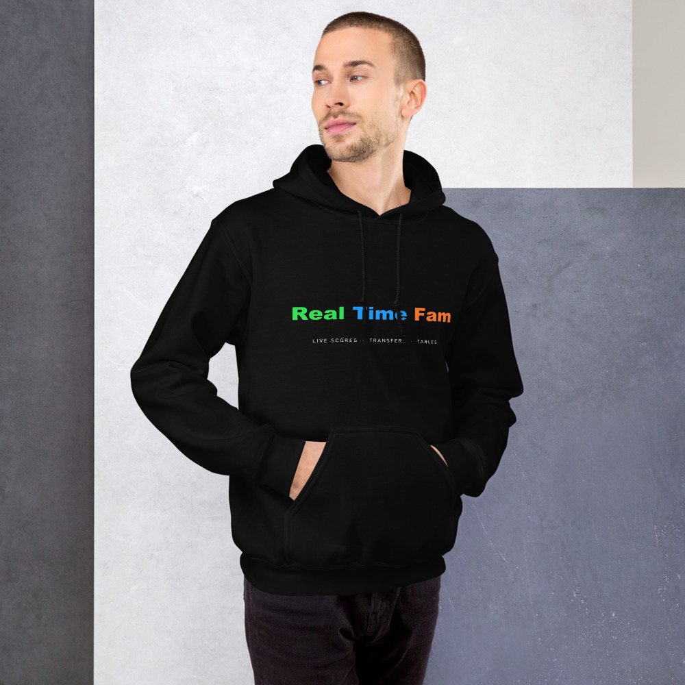 RealTimeFam Wordmark Hoodie Front
