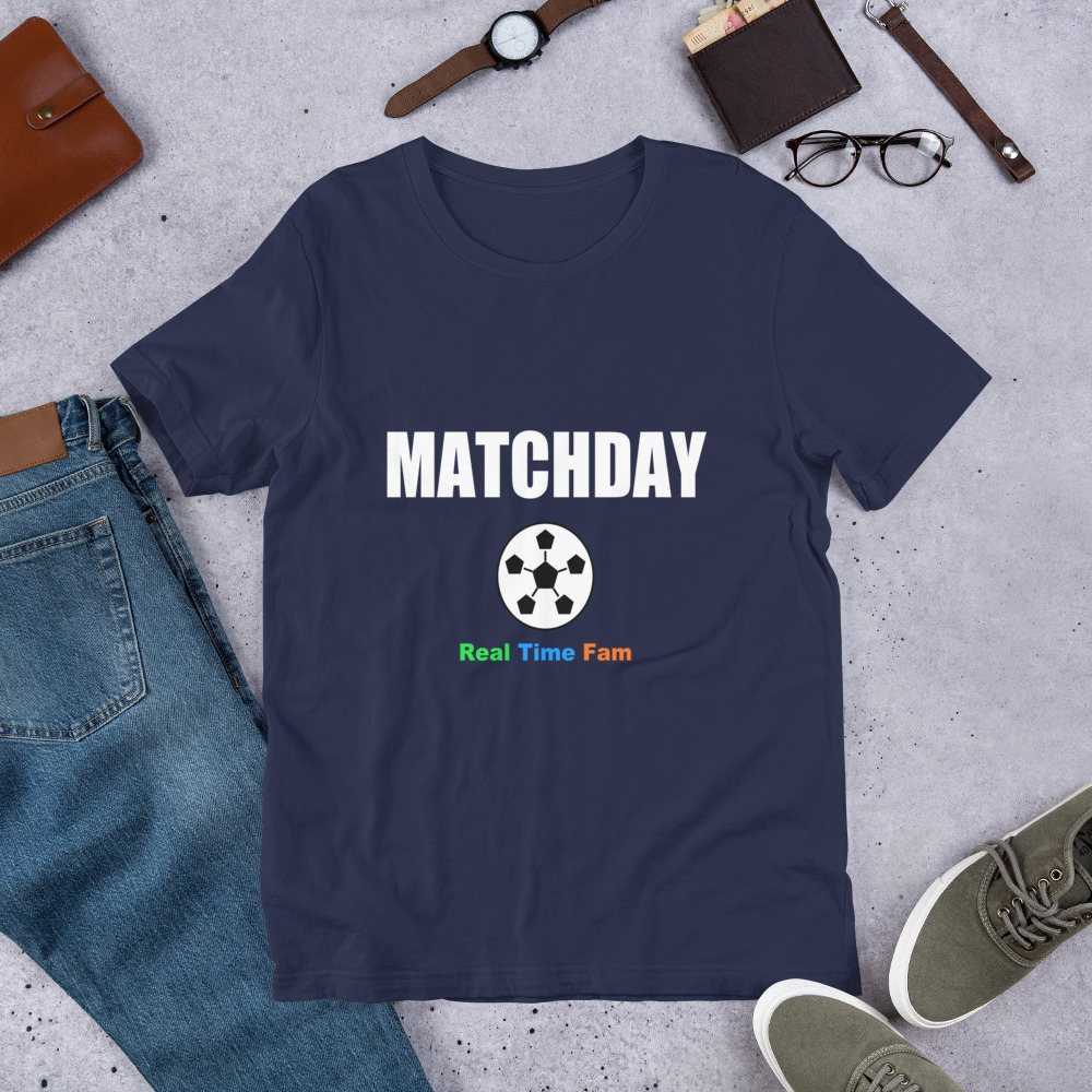 RealTimeFam Matchday Tee Front