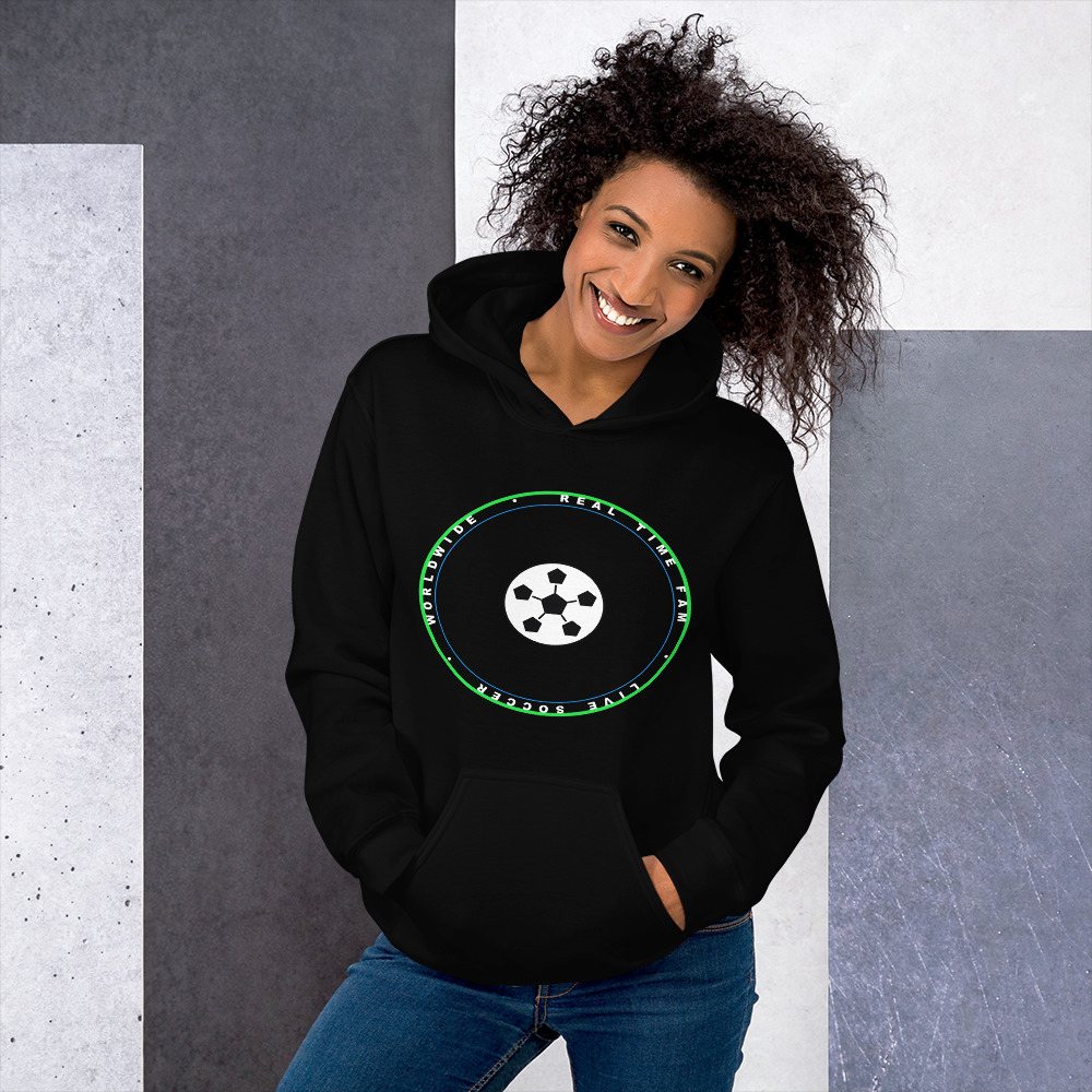 RealTimeFam Badge Hoodie Front
