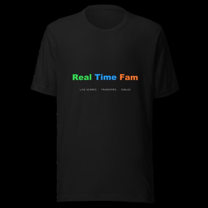 RealTimeFam Wordmark Tee Black