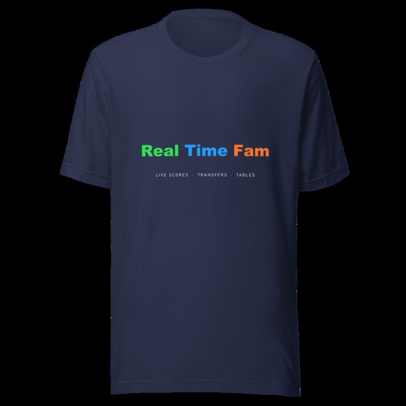 RealTimeFam Wordmark Tee Navy