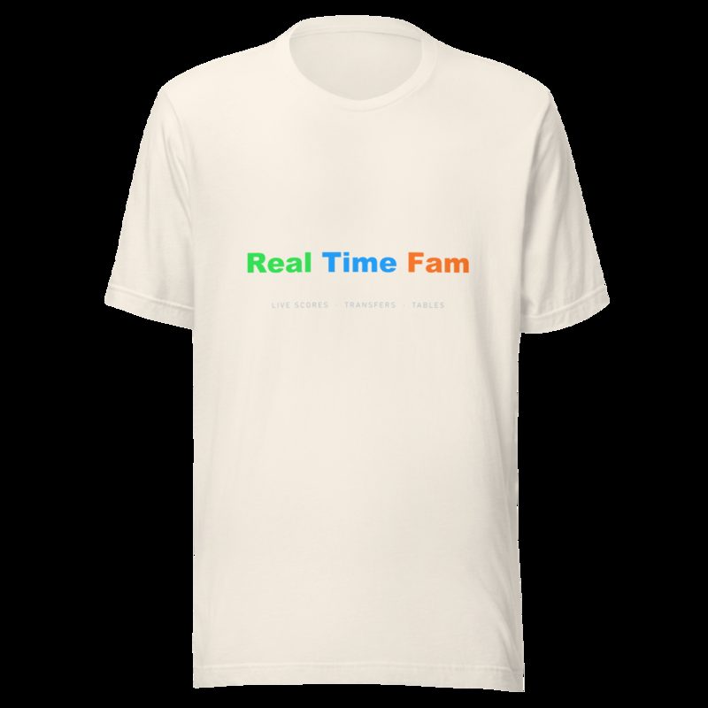 RealTimeFam Wordmark Tee Vintage White
