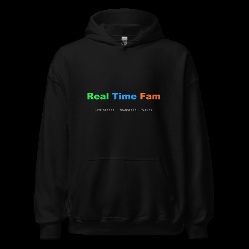 RealTimeFam Wordmark Hoodie Black