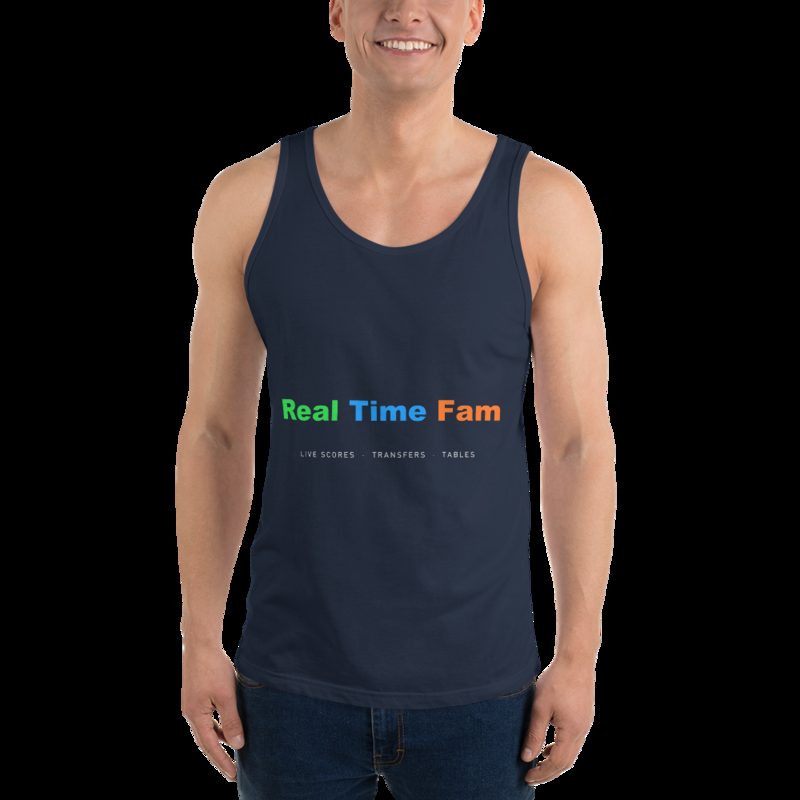 RealTimeFam Wordmark Tank Navy