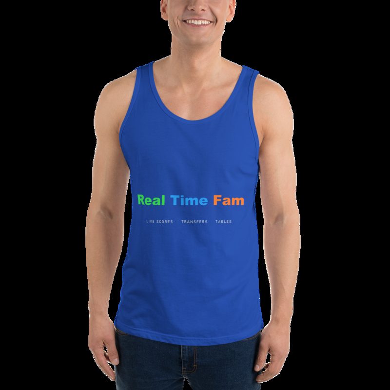 RealTimeFam Wordmark Tank True Royal