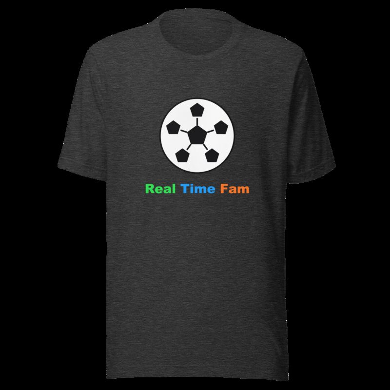 RealTimeFam Ball Tee Dark Grey Heather