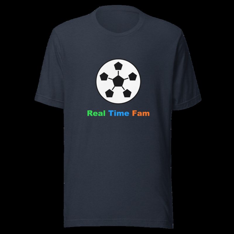 RealTimeFam Ball Tee Heather Navy