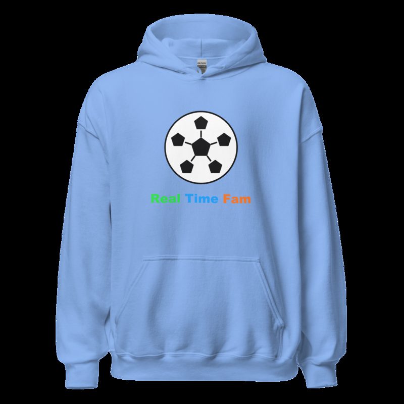 RealTimeFam Ball Hoodie Carolina Blue