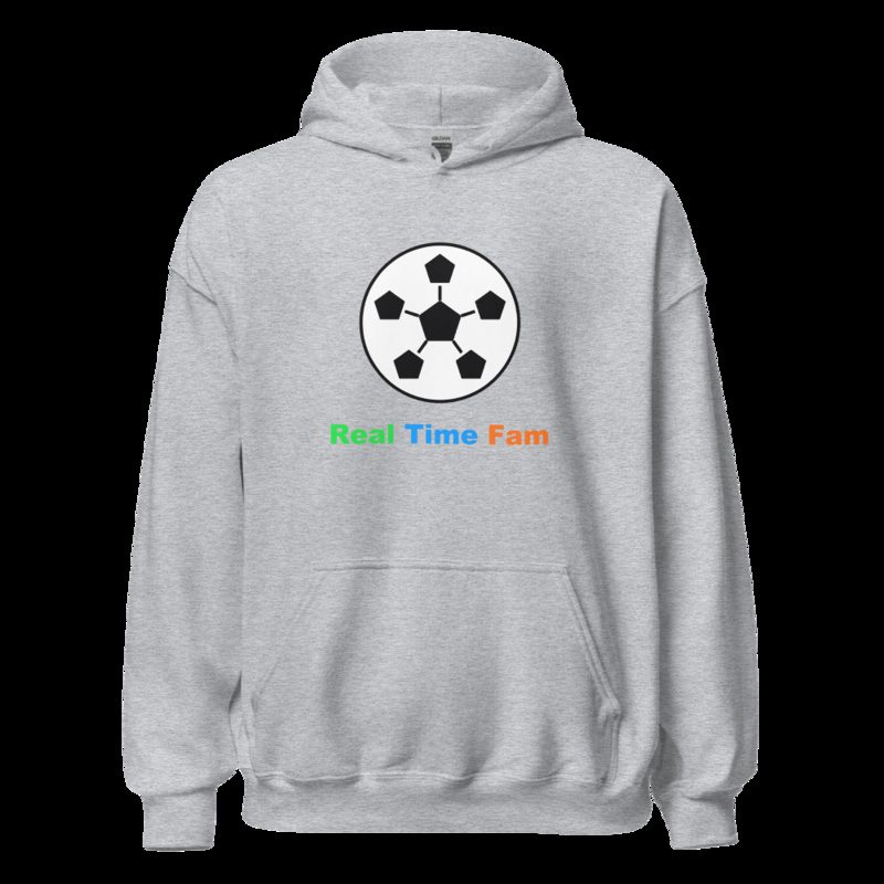 RealTimeFam Ball Hoodie Sport Grey