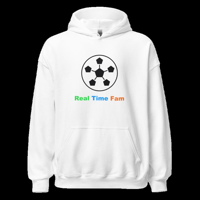 RealTimeFam Ball Hoodie White