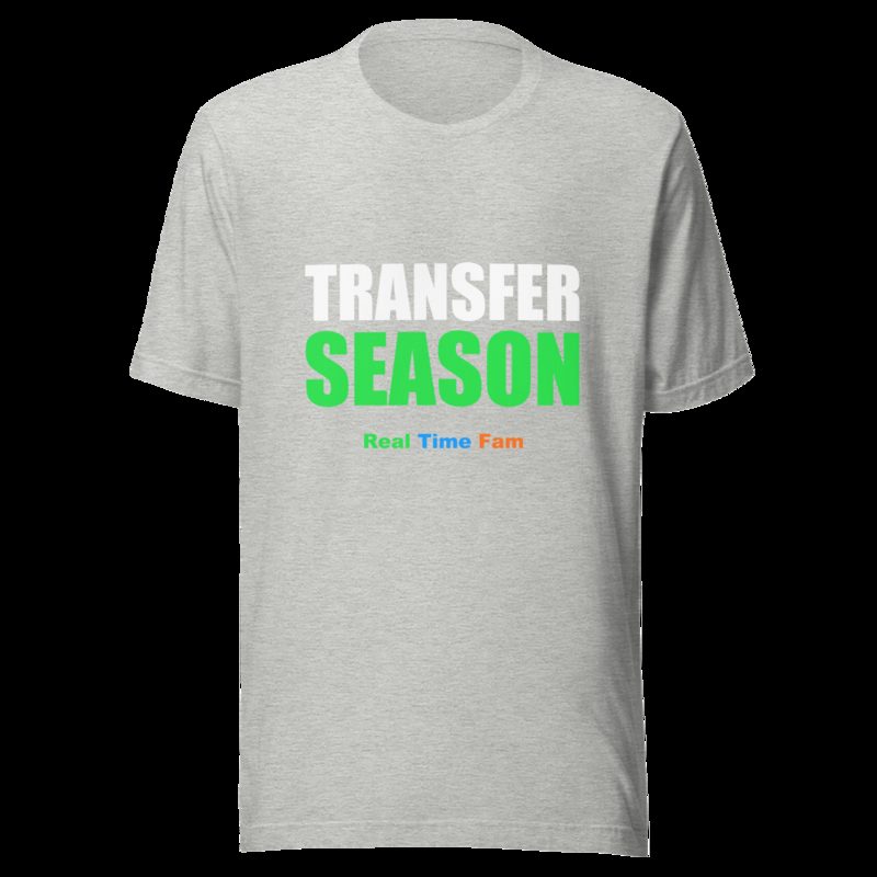 RealTimeFam Transfer Season Tee Athletic Heather