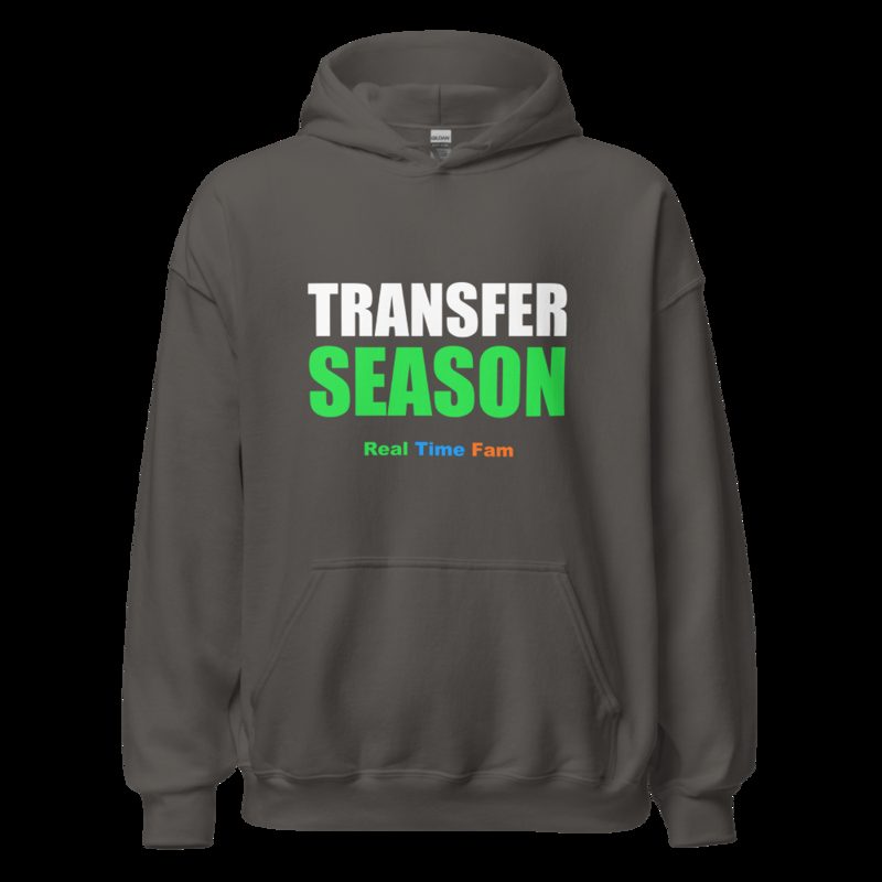 RealTimeFam Transfer Season Hoodie Charcoal