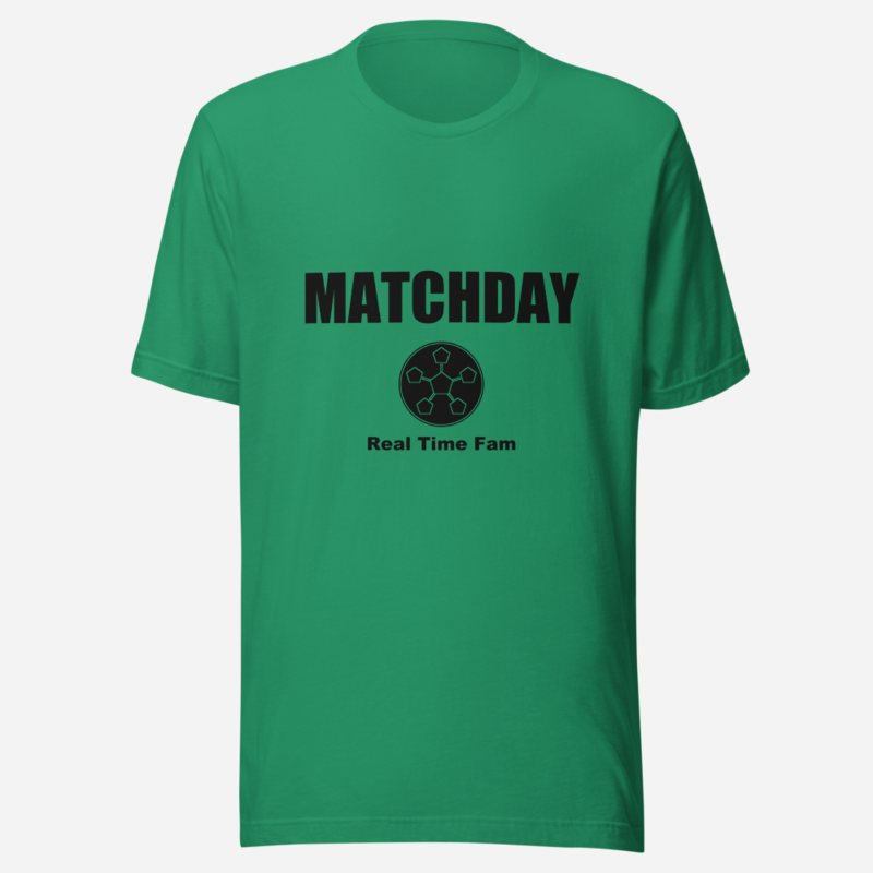 RealTimeFam Matchday Tee in Kelly