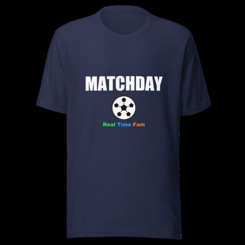 RealTimeFam Matchday Tee Navy