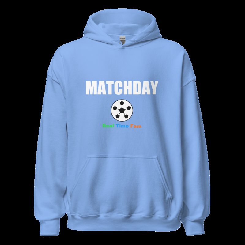 RealTimeFam Matchday Hoodie Carolina Blue