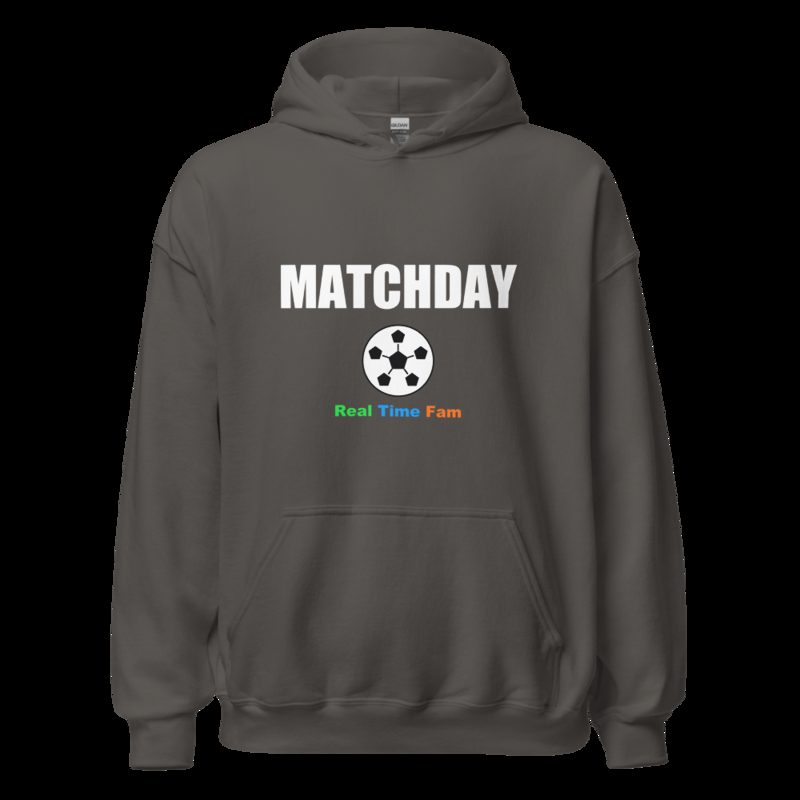 RealTimeFam Matchday Hoodie Charcoal