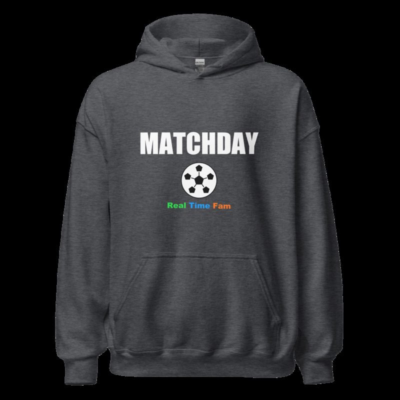 RealTimeFam Matchday Hoodie Dark Heather