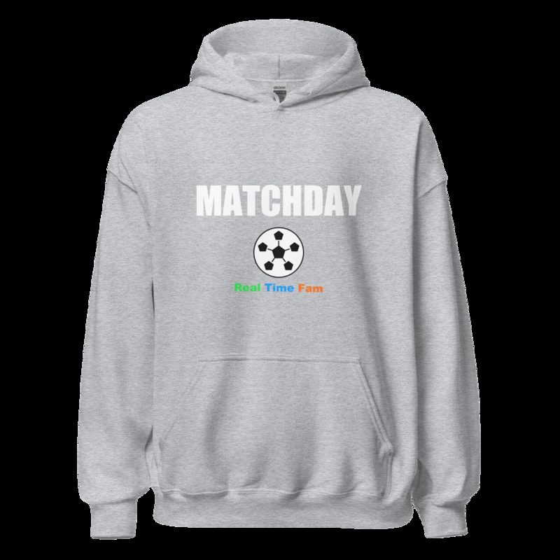 RealTimeFam Matchday Hoodie Sport Grey