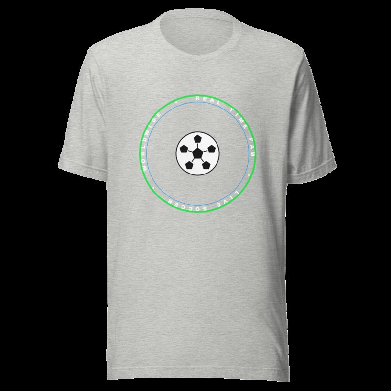 RealTimeFam Badge Tee Athletic Heather