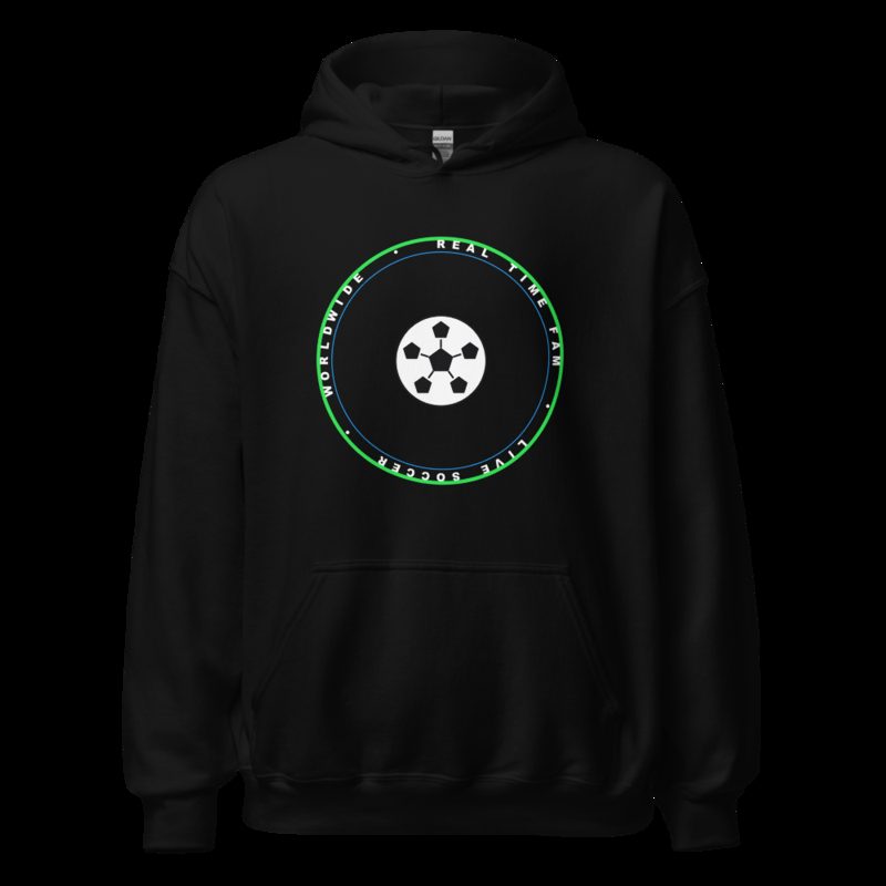 RealTimeFam Badge Hoodie Black