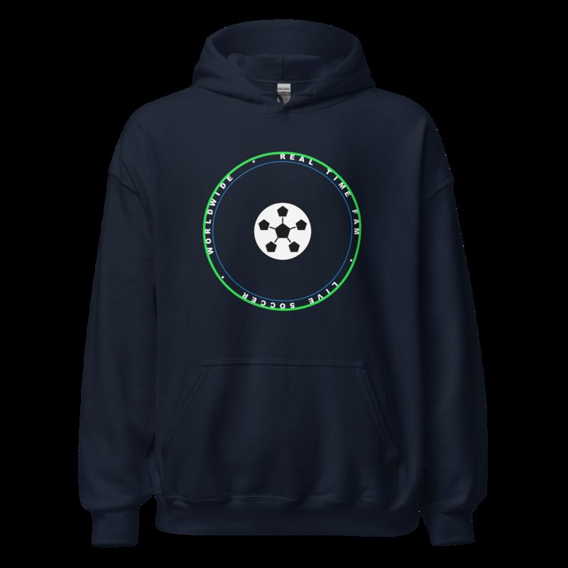 RealTimeFam Badge Hoodie Navy