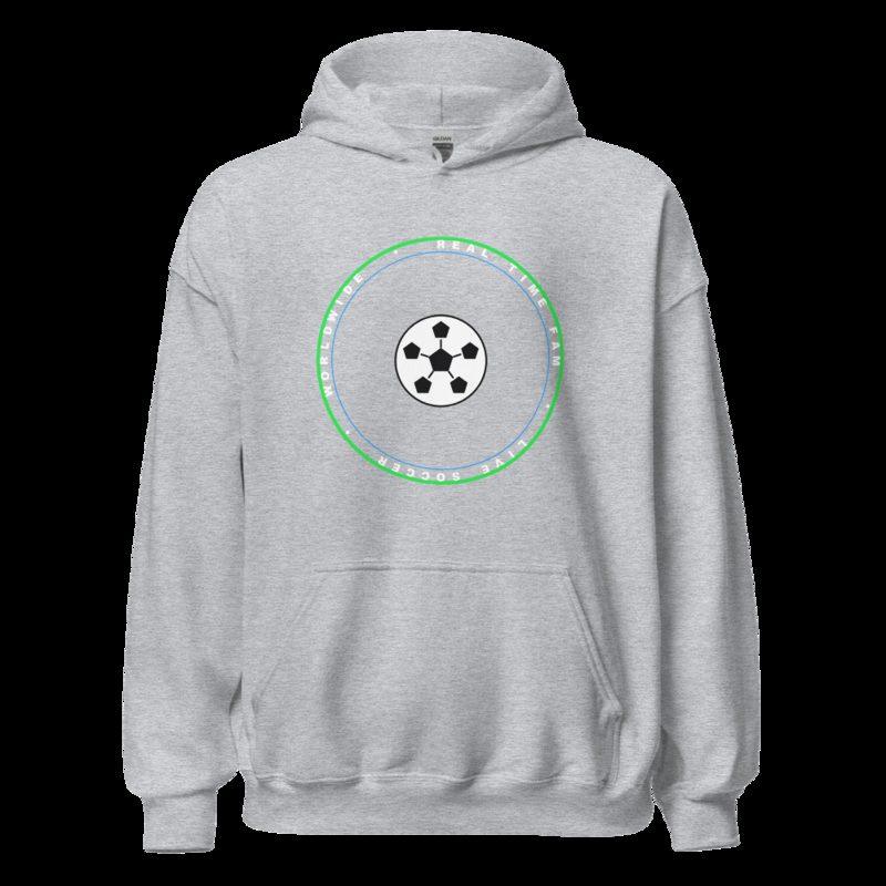 RealTimeFam Badge Hoodie Sport Grey