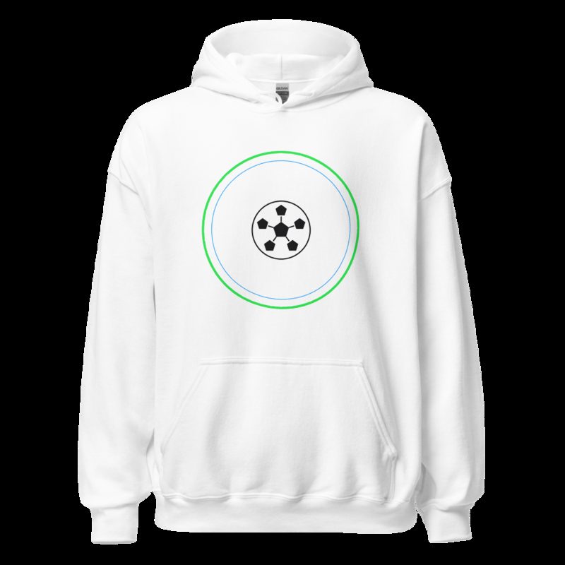 RealTimeFam Badge Hoodie White