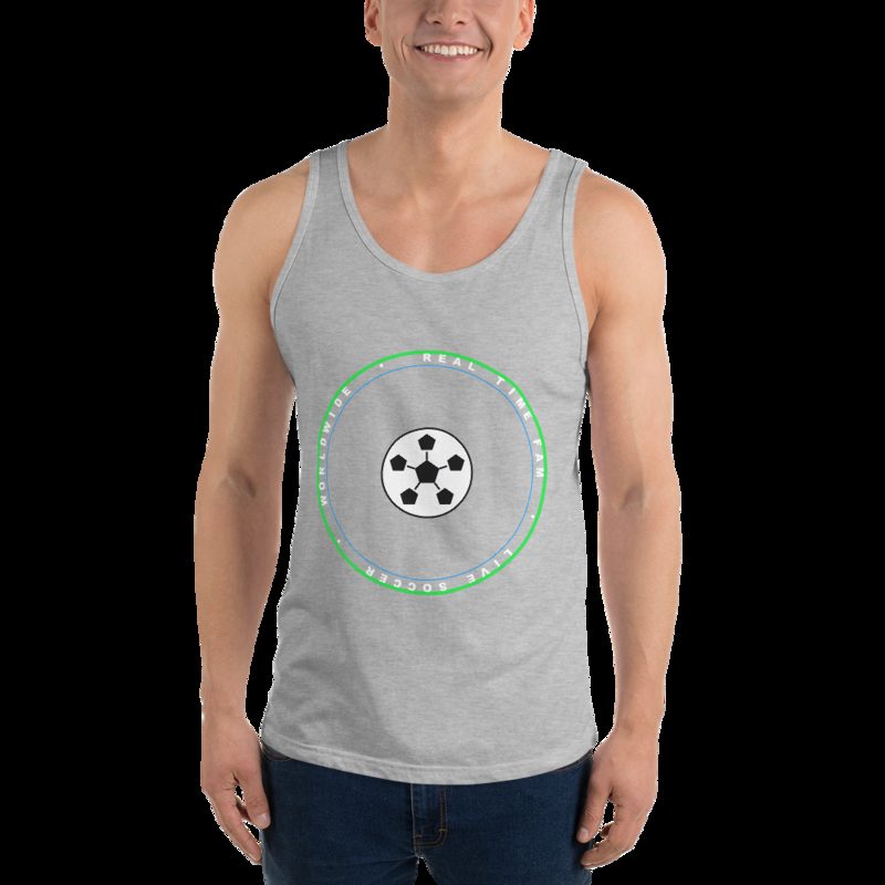 RealTimeFam Badge Tank Athletic Heather