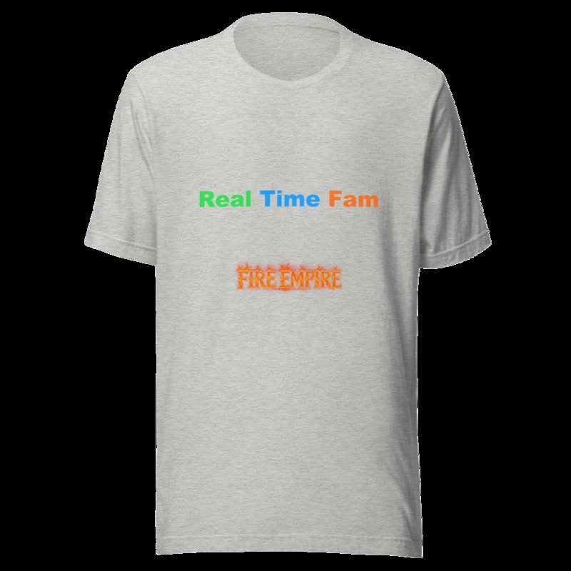 RealTimeFam By Fire Empire Tee Athletic Heather
