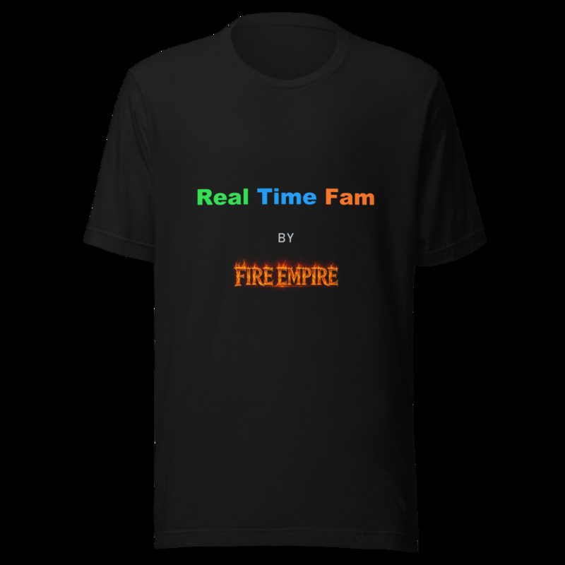 RealTimeFam By Fire Empire Tee Black