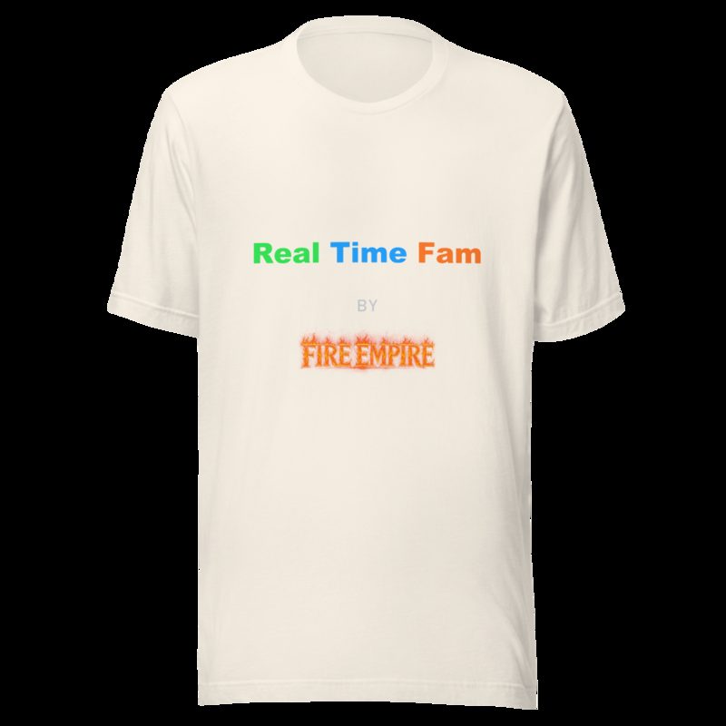 RealTimeFam By Fire Empire Tee Vintage White
