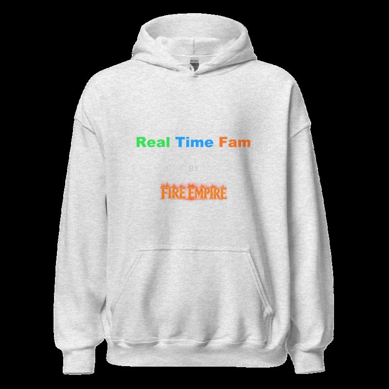 RealTimeFam By Fire Empire Hoodie Ash