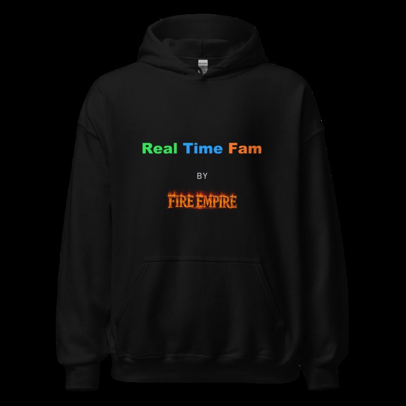 RealTimeFam By Fire Empire Hoodie Black