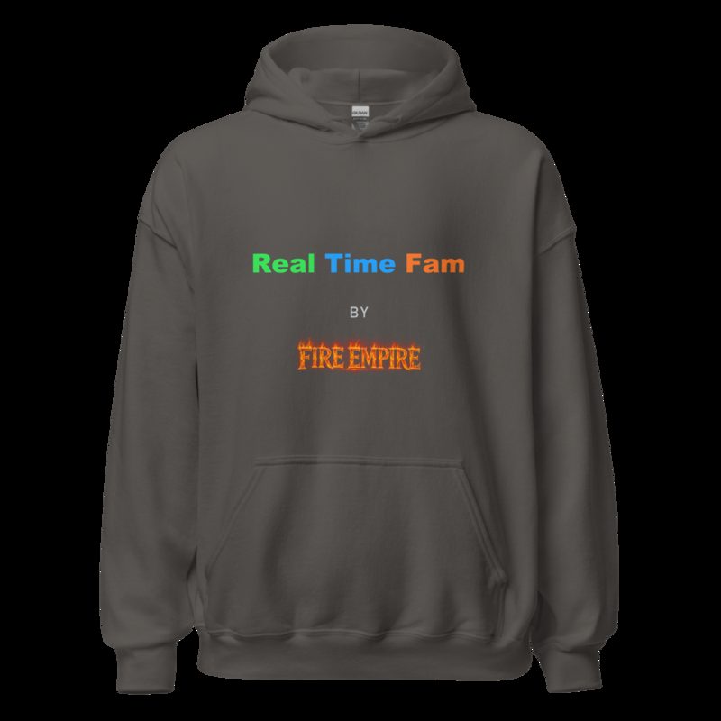 RealTimeFam By Fire Empire Hoodie Charcoal