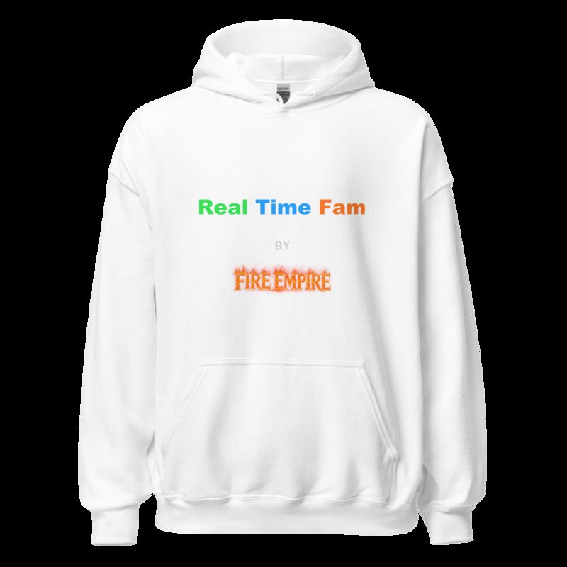 RealTimeFam By Fire Empire Hoodie White