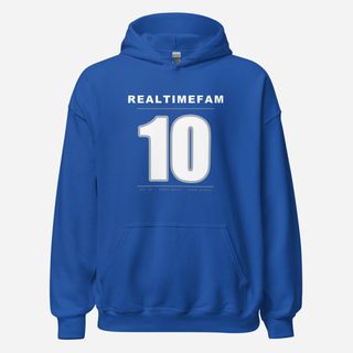 RealTimeFam Jersey Back 10 Matchday Hoodie Royal