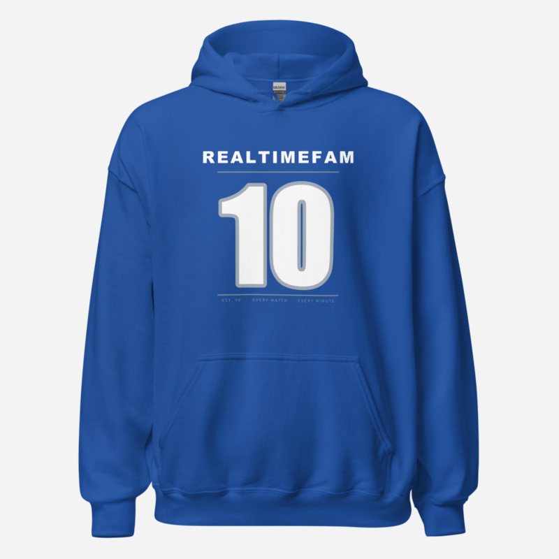 RealTimeFam Jersey Back 10 Matchday Hoodie