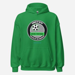 RealTimeFam Corner Of The Net Fan Zone Hoodie Irish Green