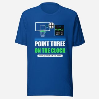 RealTimeFam Point Three On The Clock Fan Zone Tee True Royal