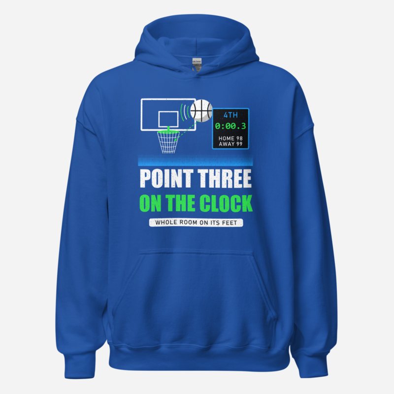 RealTimeFam Point Three On The Clock Fan Zone Hoodie