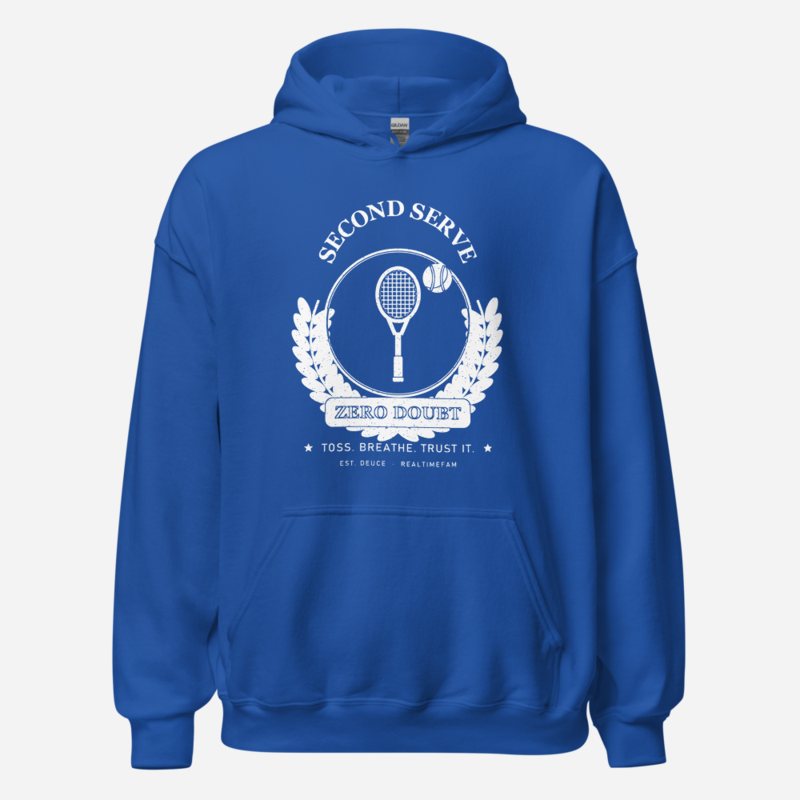 RealTimeFam Second Serve Zero Doubt Fan Zone Hoodie