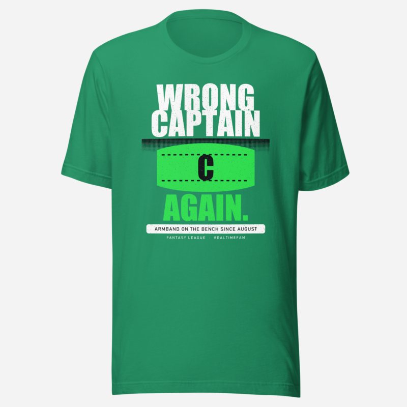 RealTimeFam Wrong Captain Again Fan Zone Tee