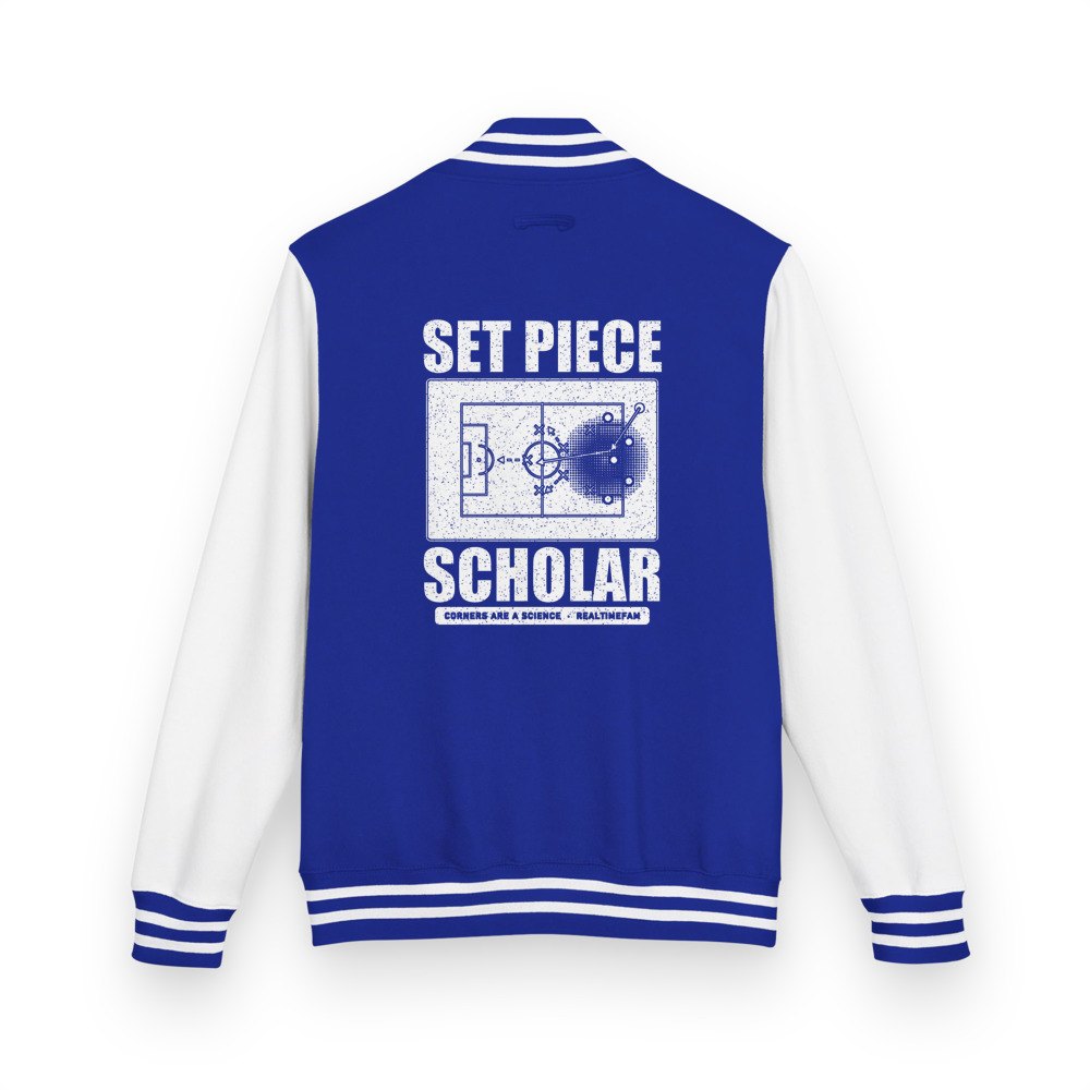 RealTimeFam Set Piece Scholar Varsity Jacket