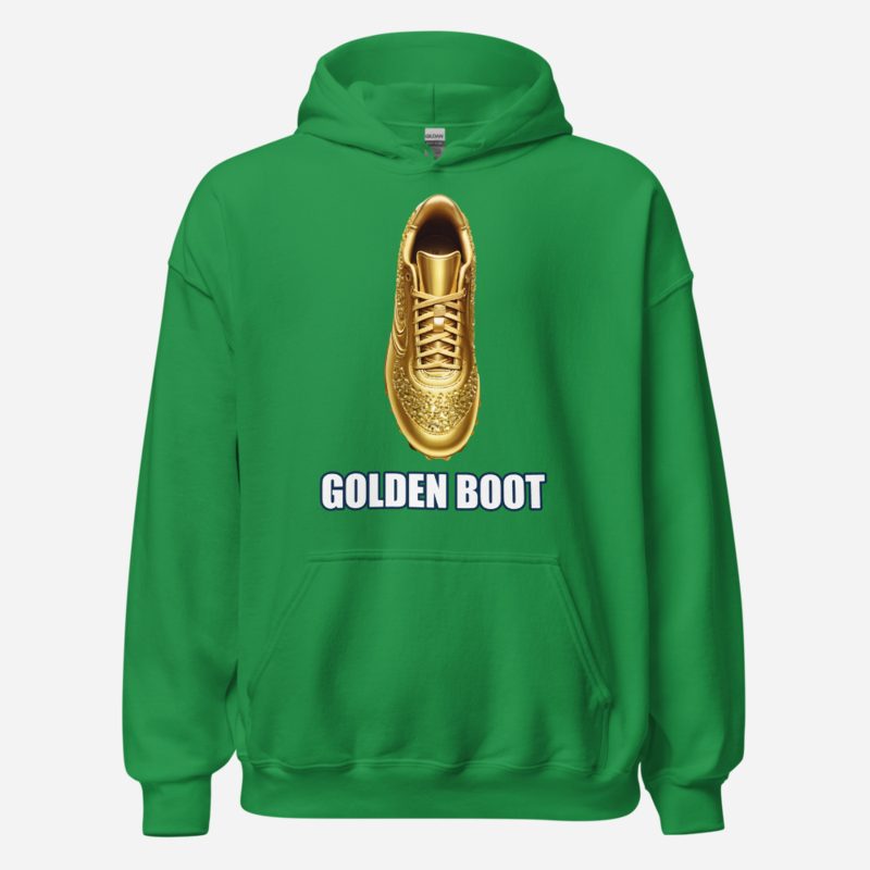 RealTimeFam Golden Boot Hoodie in Irish Green