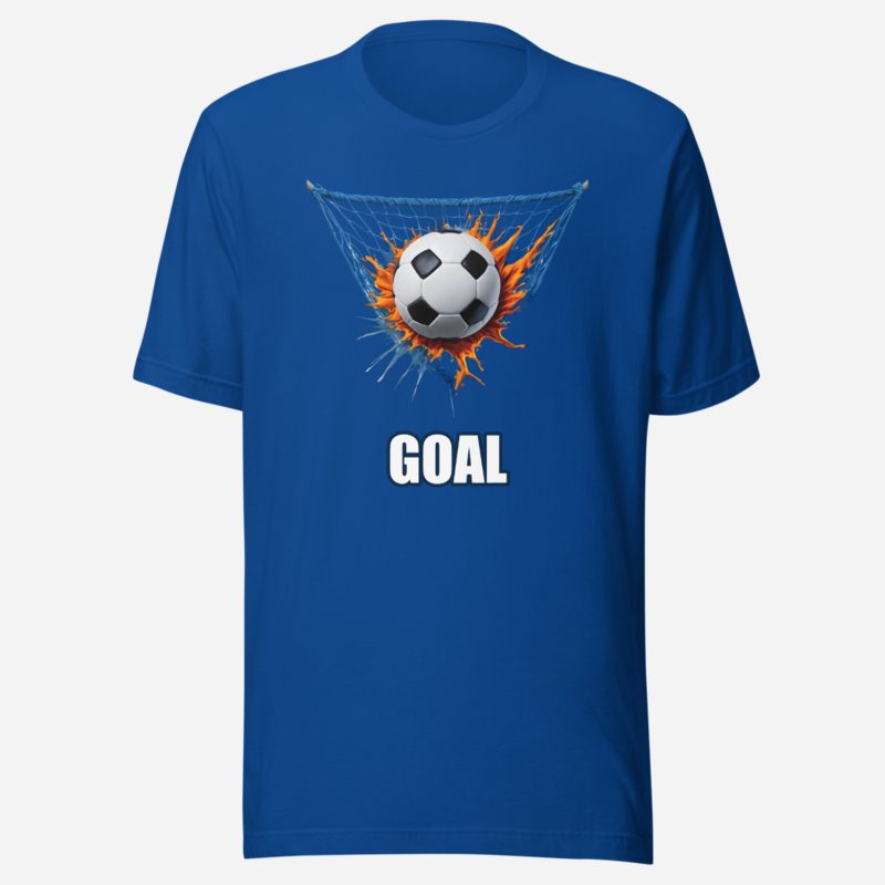 RealTimeFam Goal Net Ball Tee True Royal