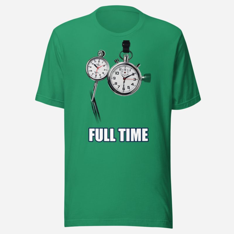 RealTimeFam Full Time Whistle Tee Kelly