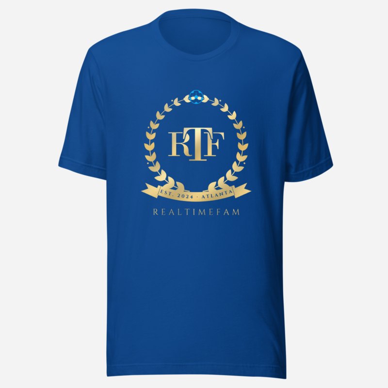 RealTimeFam Maison Crest Tee True Royal